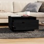 Mesa de centro de madera maciza de pino negro 55x56x32 cm de vidaXL, Mesas de centro - Ref: Foro24-813409, Precio: 58,99 €, D...