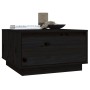 Mesa de centro de madera maciza de pino negro 55x56x32 cm de vidaXL, Mesas de centro - Ref: Foro24-813409, Precio: 58,99 €, D...