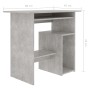 Concrete gray plywood desk 80x45x74 cm by vidaXL, Desks - Ref: Foro24-801368, Price: 71,00 €, Discount: %