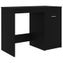 Black engineered wood desk 140x50x76 cm by vidaXL, Desks - Ref: Foro24-3054781, Price: 165,52 €, Discount: %