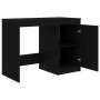 Black engineered wood desk 140x50x76 cm by vidaXL, Desks - Ref: Foro24-3054781, Price: 165,52 €, Discount: %