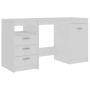 Weißer Sperrholzschreibtisch 140x50x76 cm von vidaXL, Schreibtische - Ref: Foro24-3054780, Preis: 171,75 €, Rabatt: %