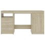 Escritorio de madera de ingeniería roble Sonoma 140x50x76 cm de vidaXL, Escritorios - Ref: Foro24-3054783, Precio: 163,34 €, ...