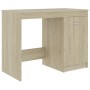 Escritorio de madera de ingeniería roble Sonoma 140x50x76 cm de vidaXL, Escritorios - Ref: Foro24-3054783, Precio: 163,34 €, ...