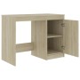 Escritorio de madera de ingeniería roble Sonoma 140x50x76 cm de vidaXL, Escritorios - Ref: Foro24-3054783, Precio: 163,34 €, ...