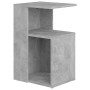 Gray concrete plywood side table 36x30x56 cm by vidaXL, Side tables - Ref: Foro24-802997, Price: 35,07 €, Discount: %