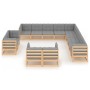 13-piece garden furniture set and solid pine wood cushions by vidaXL, Garden sets - Ref: Foro24-3077014, Price: 1,00 €, Disco...