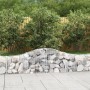 Gabion baskets 12 pcs arch shape iron 200x30x40/60 cm by vidaXL, Pots and planters - Ref: Foro24-3145377, Price: 579,17 €, Di...