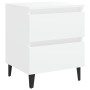 White plywood bedside table 40x35x50 cm by vidaXL, Nightstands - Ref: Foro24-805869, Price: 59,48 €, Discount: %