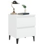 White plywood bedside table 40x35x50 cm by vidaXL, Nightstands - Ref: Foro24-805869, Price: 59,48 €, Discount: %