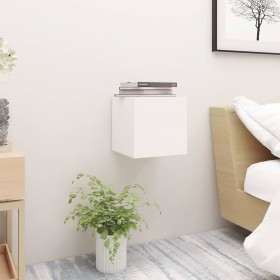 White engineered wood bedside table 30.5x30x30 cm by vidaXL, Nightstands - Ref: Foro24-3079706, Price: 30,58 €, Discount: %