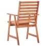 Garden dining chairs 8 pcs solid acacia wood by vidaXL, Garden chairs - Ref: Foro24-3078319, Price: 478,37 €, Discount: %