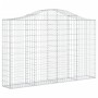 Gabionenkörbe 3 Stück Bogenform Eisen 200x30x120/140 cm von vidaXL, Töpfe und Pflanzgefäße - Ref: Foro24-3145452, Preis: 258,...