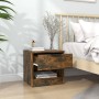 Bedside table made of plywood in a smoked oak color by vidaXL, Nightstands - Ref: Foro24-817045, Price: 40,45 €, Discount: %