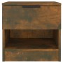 Bedside table made of plywood in a smoked oak color by vidaXL, Nightstands - Ref: Foro24-817045, Price: 40,45 €, Discount: %