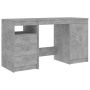 Concrete gray engineered wood desk 140x50x76 cm by vidaXL, Desks - Ref: Foro24-3054784, Price: 134,65 €, Discount: %