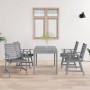 Garden dining chairs with cushions 4 pcs solid acacia wood by vidaXL, Garden chairs - Ref: Foro24-3078405, Price: 350,80 €, D...