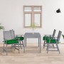 Garden dining chairs with cushions 4 pcs solid acacia wood by vidaXL, Garden chairs - Ref: Foro24-3078424, Price: 304,21 €, D...