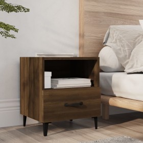 Brown oak plywood nightstand by vidaXL, Nightstands - Ref: Foro24-817307, Price: 42,66 €, Discount: %