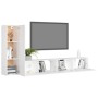 3-piece engineered wood living room TV furniture set in white by vidaXL, TV Furniture - Ref: Foro24-3078675, Price: 157,99 €,...