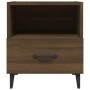 Mesita de noche madera contrachapada color roble marrón de vidaXL, Mesitas de noche - Ref: Foro24-817307, Precio: 42,66 €, De...