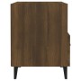 Mesita de noche madera contrachapada color roble marrón de vidaXL, Mesitas de noche - Ref: Foro24-817307, Precio: 42,66 €, De...