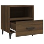 Mesita de noche madera contrachapada color roble marrón de vidaXL, Mesitas de noche - Ref: Foro24-817307, Precio: 42,66 €, De...