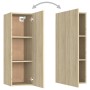 4 Stück Holzwerkstoff TV Wohnzimmer Möbel Set Sonoma Eiche von vidaXL, TV-Möbel - Ref: Foro24-3078959, Preis: 167,37 €, Rabat...