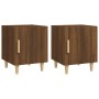 Nightstands 2 pcs brown oak plywood by vidaXL, Nightstands - Ref: Foro24-817314, Price: 46,61 €, Discount: %