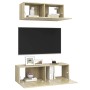 Juego de muebles de salón 2 piezas roble Sonoma de vidaXL, Muebles TV - Ref: Foro24-3079017, Precio: 100,36 €, Descuento: %