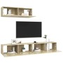 Juego de muebles de salón 3 piezas roble Sonoma de vidaXL, Muebles TV - Ref: Foro24-3079018, Precio: 145,96 €, Descuento: %