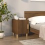 Nightstands 2 pcs brown oak plywood by vidaXL, Nightstands - Ref: Foro24-817314, Price: 46,61 €, Discount: %