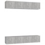 Living room furniture set 4 pieces concrete gray 80x30x30 cm by vidaXL, TV Furniture - Ref: Foro24-3079060, Price: 179,09 €, ...