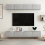 Living room furniture set 4 pieces concrete gray 100x30x30 cm by vidaXL, TV Furniture - Ref: Foro24-3079061, Price: 151,00 €,...