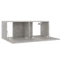 Set de muebles de salón 3 pzas madera ingeniería gris hormigón de vidaXL, Muebles TV - Ref: Foro24-3079074, Precio: 124,57 €,...