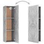 Set Wohnzimmermöbel 4 Stück Holzwerkstoff Beton grau von vidaXL, TV-Möbel - Ref: Foro24-3079087, Preis: 164,22 €, Rabatt: %