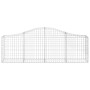 Gabion baskets 20 units, arched shape, iron, 200x30x60/80 cm. by vidaXL, Pots and planters - Ref: Foro24-3145403, Price: 1,00...