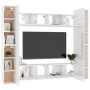 Living room furniture set 8 pieces glossy white engineered wood by vidaXL, TV Furniture - Ref: Foro24-3079280, Price: 441,40 ...