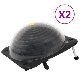 Solar pool heaters 2 pcs HDPE aluminum 75x75x36cm by vidaXL, Pool heaters - Ref: Foro24-3079664, Price: 357,99 €, Discount: %