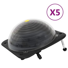 Solar pool heaters 5 pieces HDPE aluminum 75x75x36cm by vidaXL, Pool heaters - Ref: Foro24-3079665, Price: 895,99 €, Discount: %