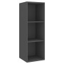 Juego de muebles de salón 3 piezas madera de ingeniería gris de vidaXL, Muebles TV - Ref: Foro24-3079738, Precio: 111,21 €, D...