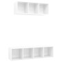 Living room furniture set 2 pcs glossy white engineered wood by vidaXL, TV Furniture - Ref: Foro24-3079796, Price: 109,55 €, ...