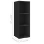 Muebles de salón 2 piezas madera de ingeniería negro brillo de vidaXL, Muebles TV - Ref: Foro24-3079797, Precio: 110,99 €, De...