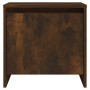 Smoked oak engineered wood bedside table 45x34x44.5 cm by vidaXL, Nightstands - Ref: Foro24-813044, Price: 28,42 €, Discount: %