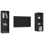 Muebles de salón de pared 2 piezas madera ingeniería negro de vidaXL, Muebles TV - Ref: Foro24-3079854, Precio: 93,05 €, Desc...