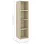 Muebles de salón de pared 2 pzas madera ingeniería roble Sonoma de vidaXL, Muebles TV - Ref: Foro24-3079865, Precio: 115,14 €...