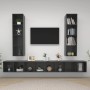 Wall-mounted living room furniture 4 pieces glossy gray engineered wood by vidaXL, TV Furniture - Ref: Foro24-3079897, Price:...