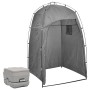 Portable camping toilet with a 10+10 L tent by vidaXL, Portable showers and toilets - Ref: Foro24-3081892, Price: 128,51 €, D...