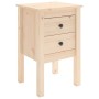 Solid pine wood bedside table 40x35x61.5 cm by vidaXL, Nightstands - Ref: Foro24-813689, Price: 57,57 €, Discount: %