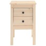 Solid pine wood bedside table 40x35x61.5 cm by vidaXL, Nightstands - Ref: Foro24-813689, Price: 57,57 €, Discount: %